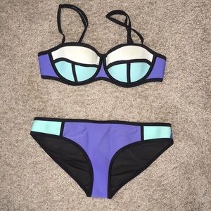 Triangl Brand Bandeau Bikini Set